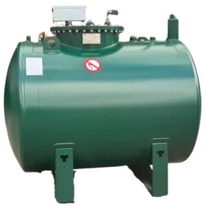 Ref 2000<br /><span>Refurfbished brandstoftank staal, bruto 2.000 liter, 1900 liter netto (95%) Afmetingen: Lengte: 1970 mm, diameter 1250 mm</span>