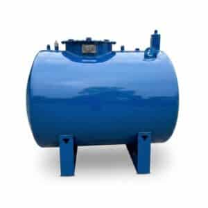 Refurbished brandstoftank 2000 liter blauw