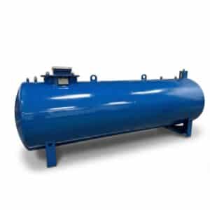 Refurbished brandstoftank 5000 liter blauw