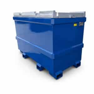Refurbished IBC 2000 liter blauw
