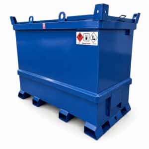 Refurbished IBC 3000 liter blauw
