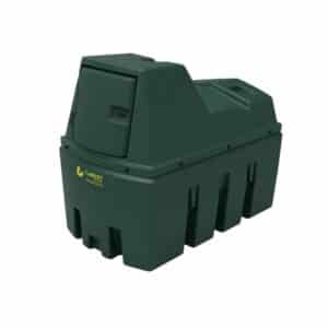 Kunststof brandstoftank 1200 liter met pompkast