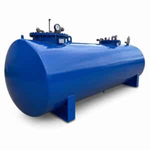 Refurbished brandstoftank 10000 liter blauw